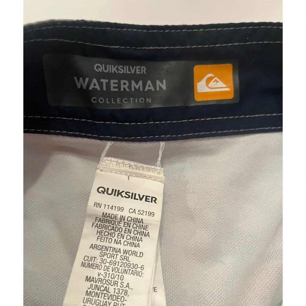 Quicksilver Waterman Collection Swim Shorts Trunks Size‎ Medium 7